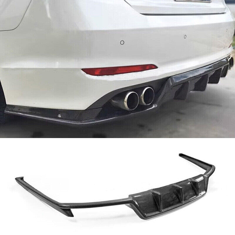 for Hyundai Sonata 2015-2017 Carbon Fiber Dry Rear Bumper Lip Diffuser Bodykit