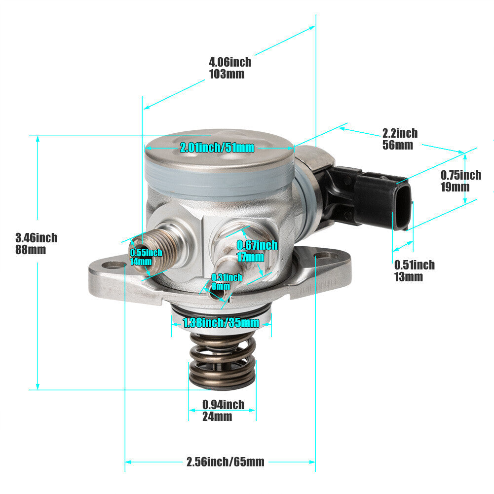 High Pressure Fuel Pump 16630-7214R for Dacia H5F 404 - for Dacia Duster 1.2 TCE 130