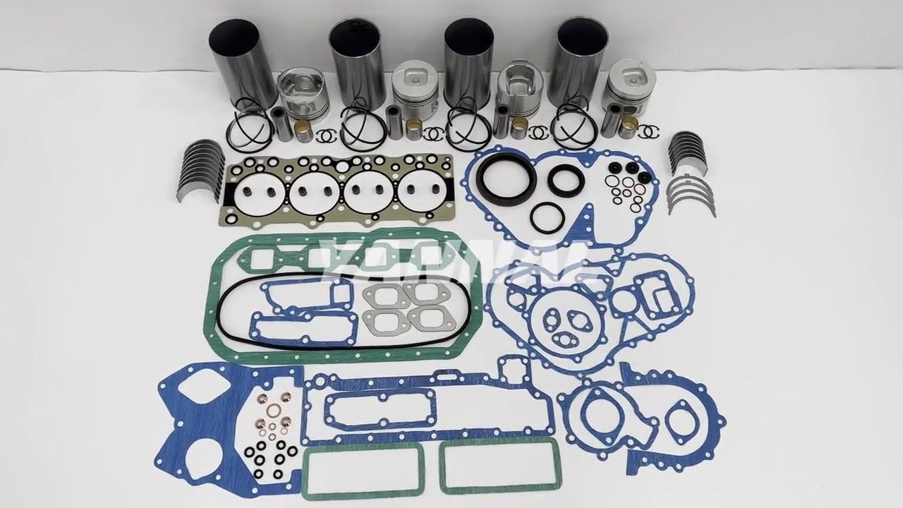 4BE1 Overhaul and Reconstruction Kit with Full Washer Bearing Kit for Isuzu Engines