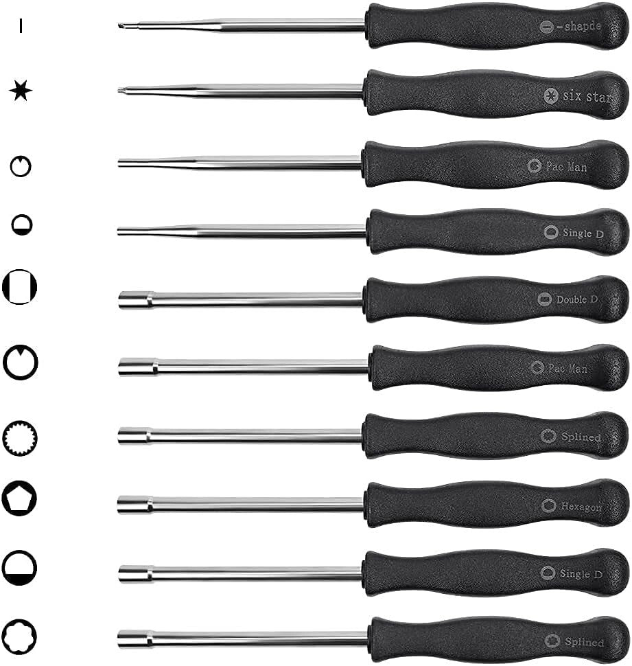 10x Kit Screwdrivers for Common 2 Cycle Carb Tune up Adjusting Tool Small Engine