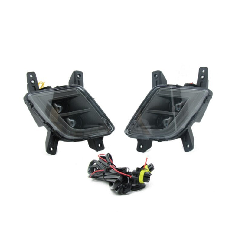 for Kia Sportage 2011-15 LED Front Daytime Running Lights DRL Fog Lamps LHRH