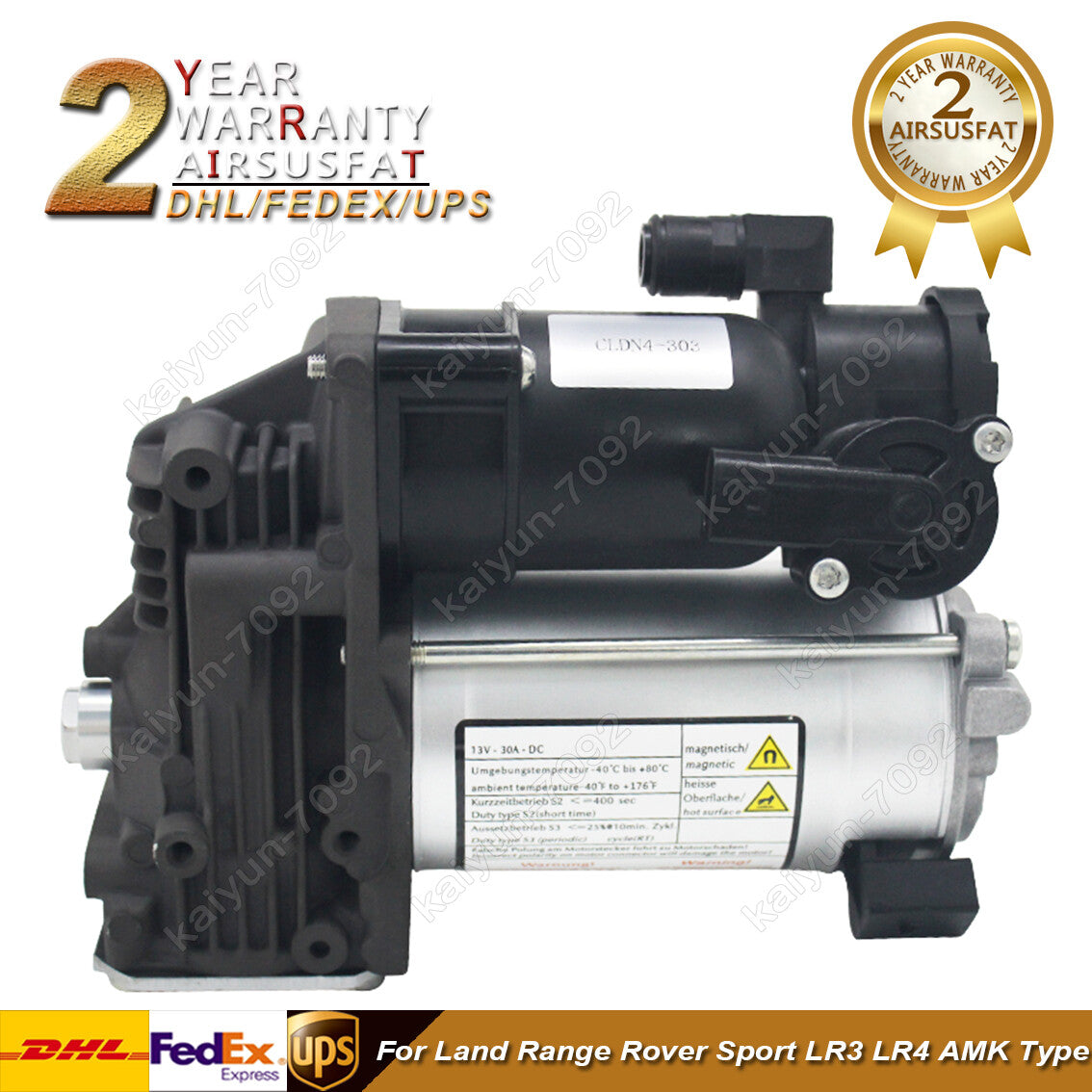1pc Air Suspension Compressor for Land Rover Discovery LR3 LR4 LR045251 LR015303