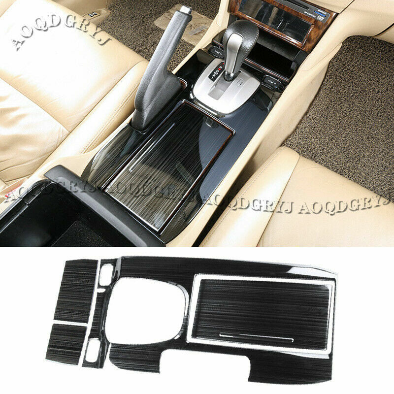 Black Titanium Gear Shift Panel Trim Covers Fit for Honda Accord Sedan 2008-2012