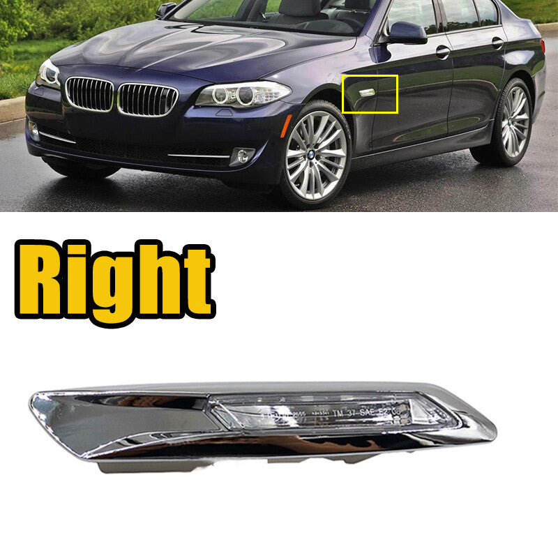 Right Fender Marker Corner Leaf Plate Light for BMW 5 Series F10 F11 2011-2013