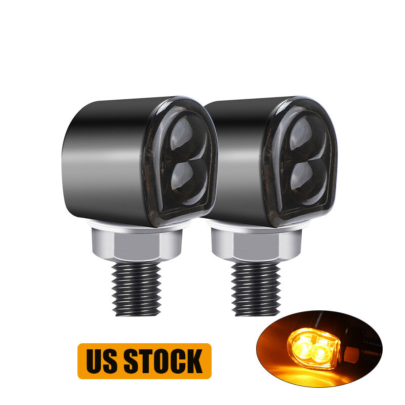 2X for Mini LED Turn Signals Indicator Light for Honda CBR600RR CBR1000RR CBR900RR