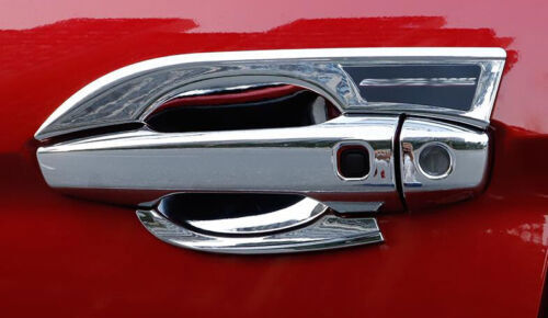 for Mitsubishi Eclipse Cross 2018-2020 Outer Door Handle+Bowl Cover Trims Chrome