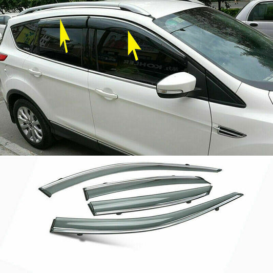 for Ford Kuga/Escape 2013-2019 Window Visors Sun Rain Guard Vent Deflectors 4Pcs