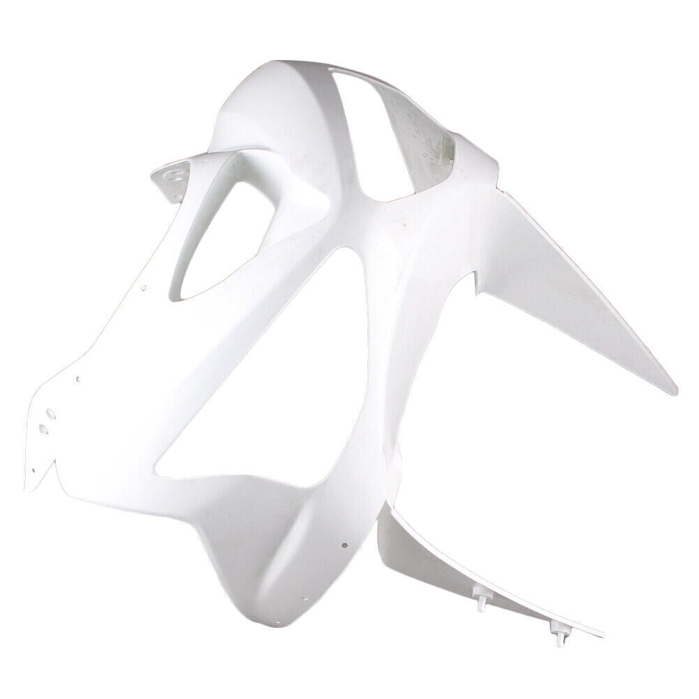 Upper Front Cowl Nose Fairing Unpainted White for Kawasaki ZX6R 2003 2004