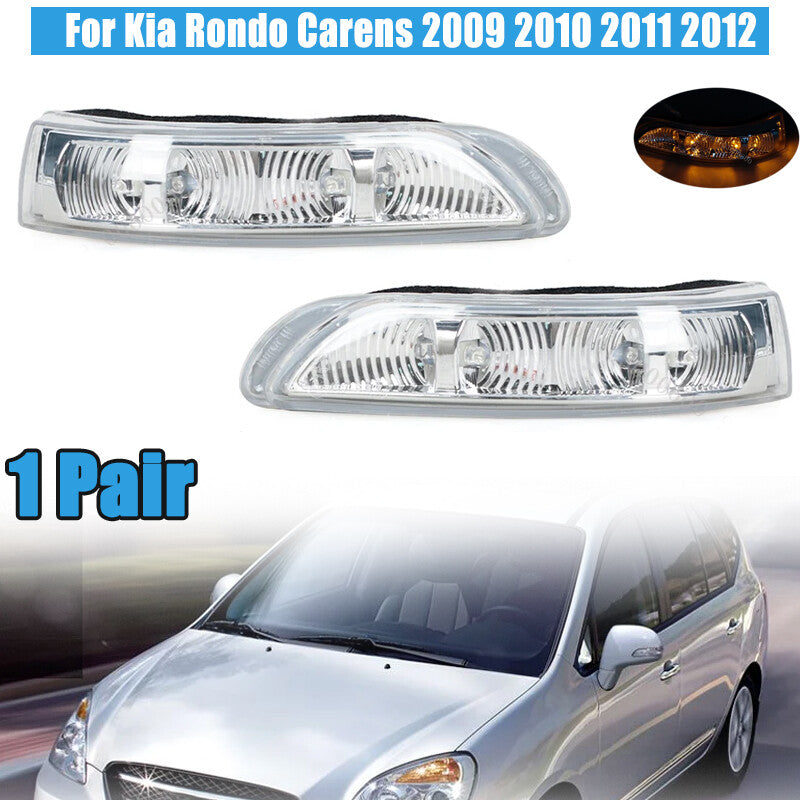 2pcs Rearview Side Mirror Turn Signal Light Lamp for Kia Rondo Carens 2009-2012