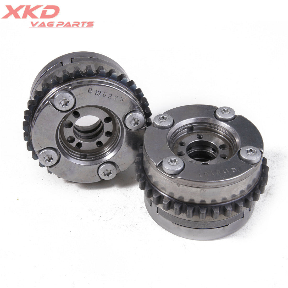 Left and right exhaust camshaft adjuster gears are suitable for Mercedes-Benz C350, E350, and R350.