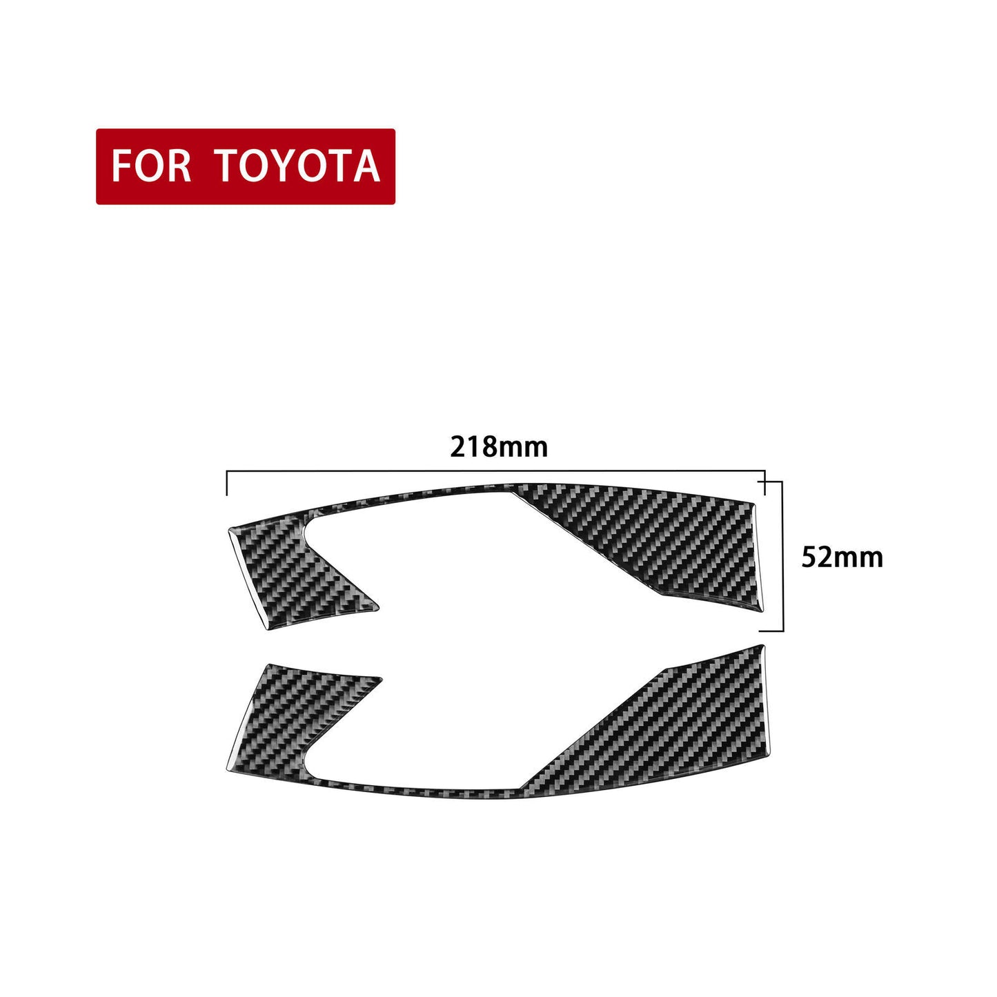 Carbon Fiber Turn Signal Light Trim Cover Fit for Toyota 86 for Subaru BRZ 2016-2020