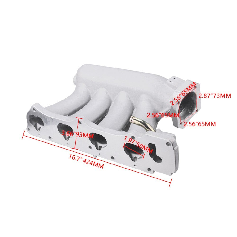 for Honda for Acura K20 K24 K24A2 K20Z3 K-Series Intake Manifold+70MM Throttle Body