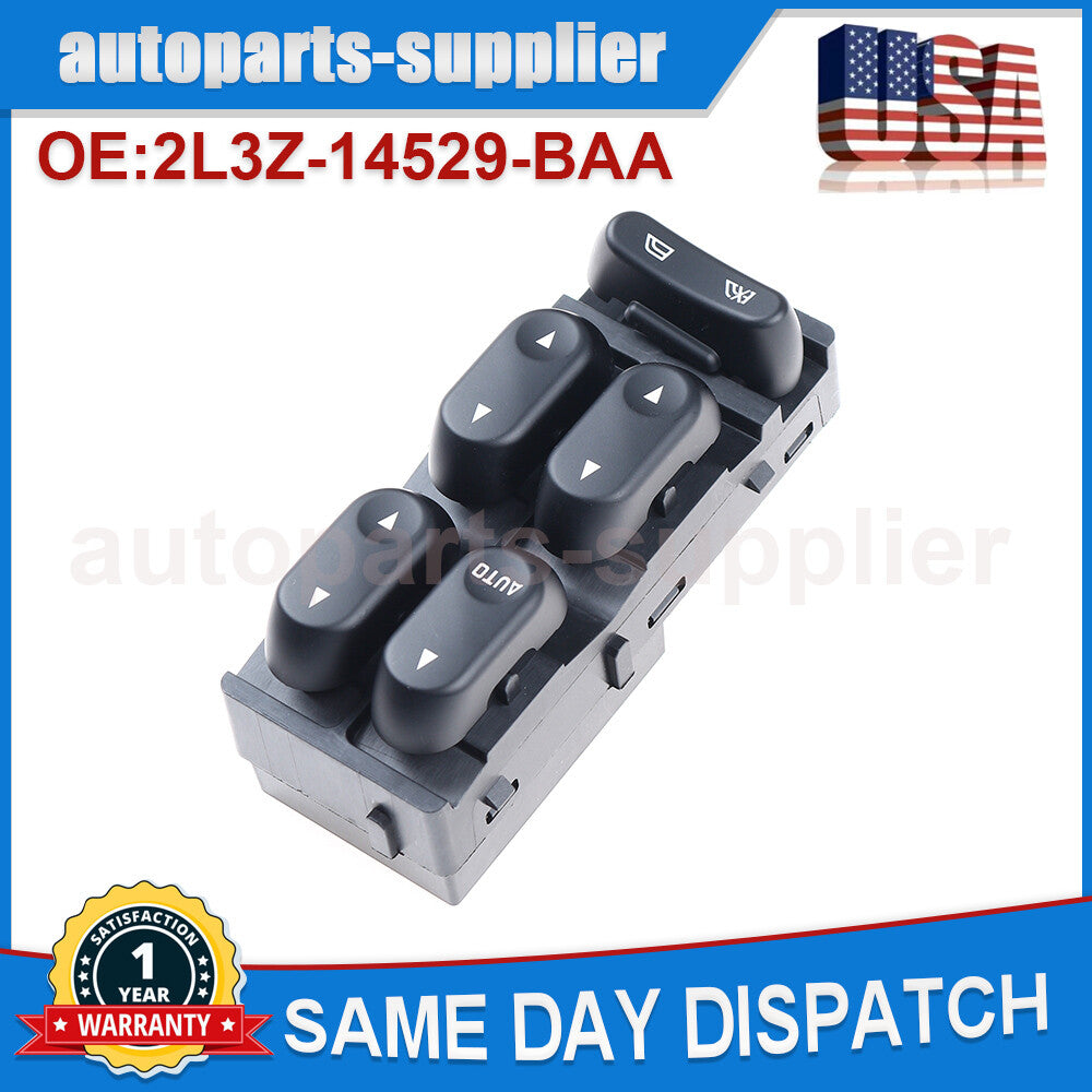 for Ford F-150 2002 2003 Crew Cab pickup left front drive power window switch