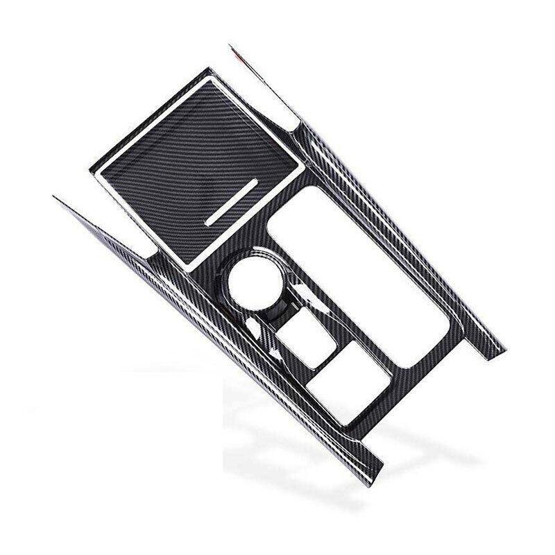 for Ford Explorer Carbon Fiber Middle Console Gear Shift Panel Trim 2020-2022