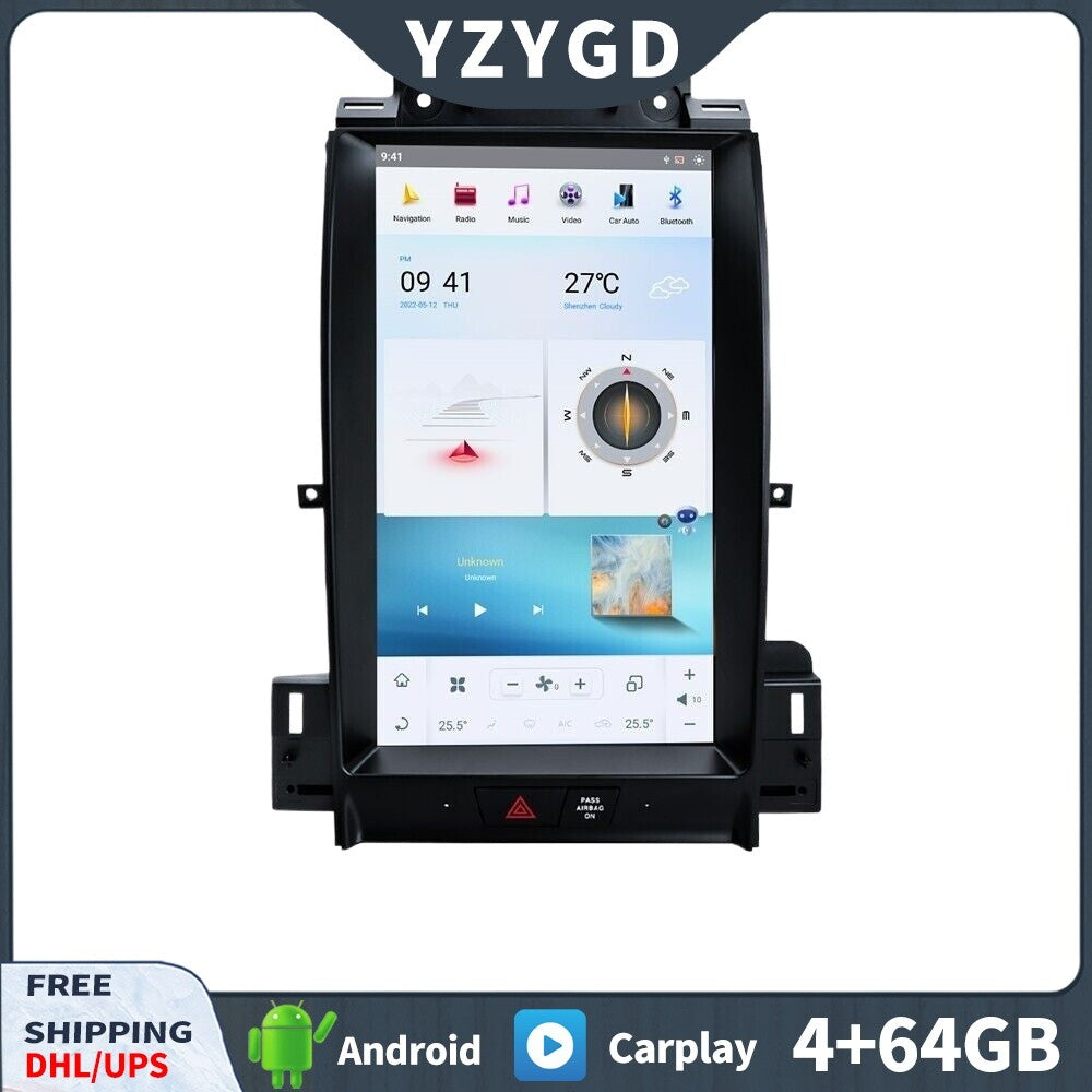Android for Ford Taurus 2010-2018 Carplay Car Radio Stereo Receiver 64GB Screen
