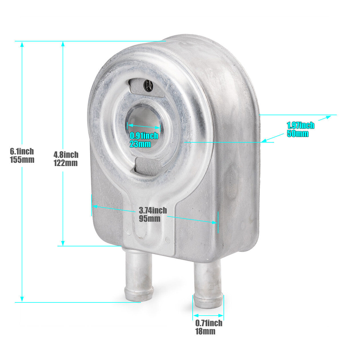 for Hyundai Santa Fe for Tucson for Veloster N 2016-2020 Engine Oil Cooler 264102G001