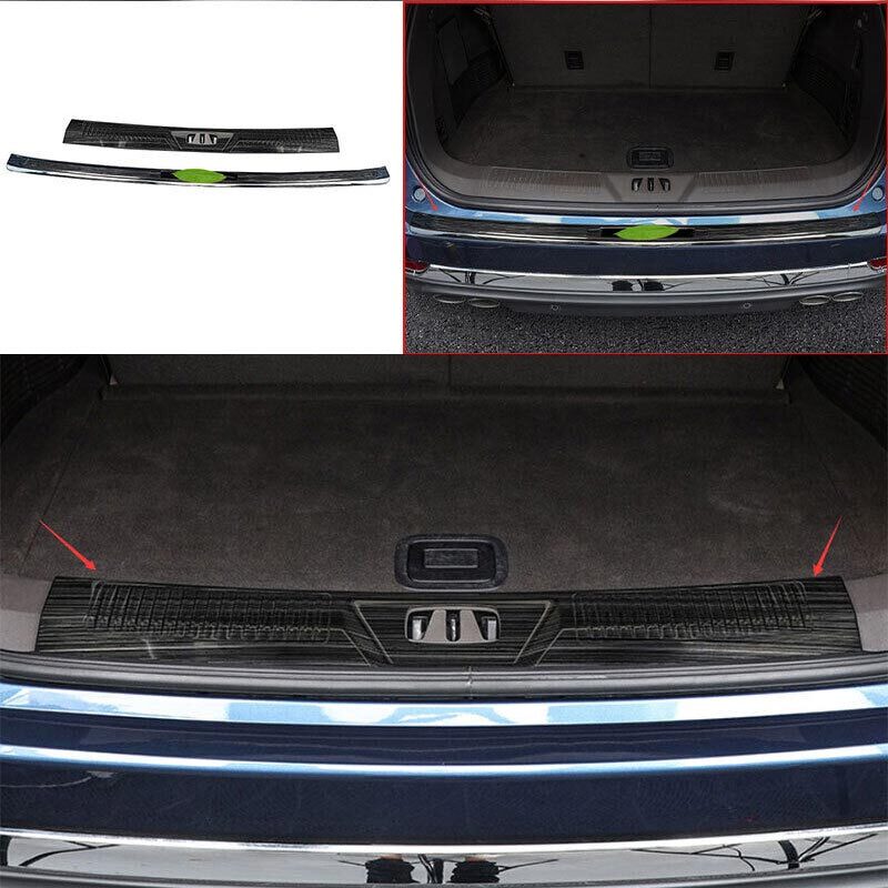 for Lincoln Aviator 2020-2022 Rear Bumper Sill Plate Protector Black Titanium