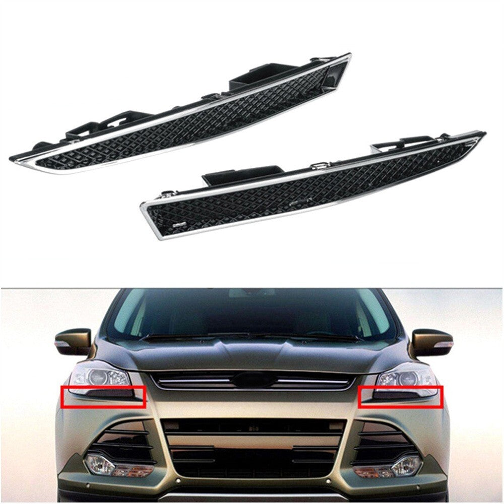 Fit for Ford Escape 2013-2016 LH RH Driver Passenger Side Headlight Lower Trim