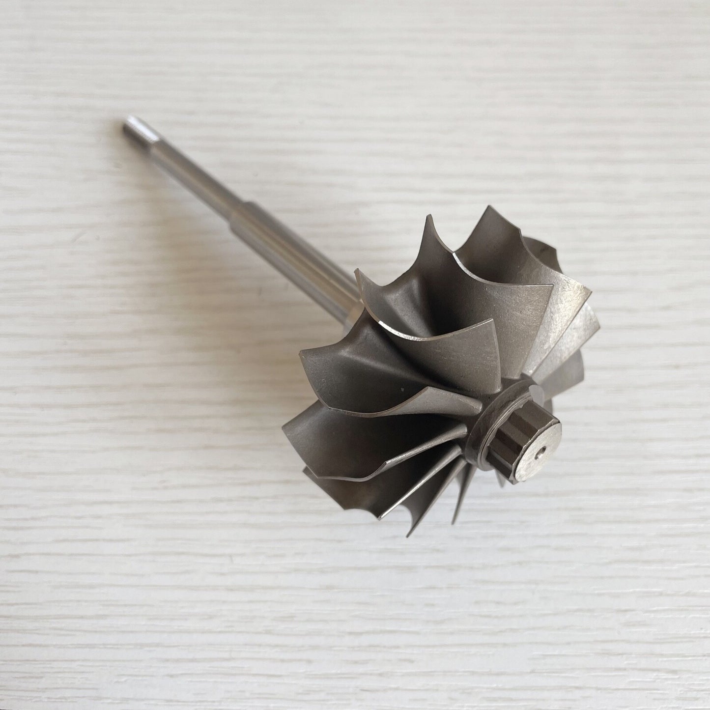 TE06H 58.5X67.2 mm 12-blade turbine wheel/turbine shaft and wheel for turbochargers