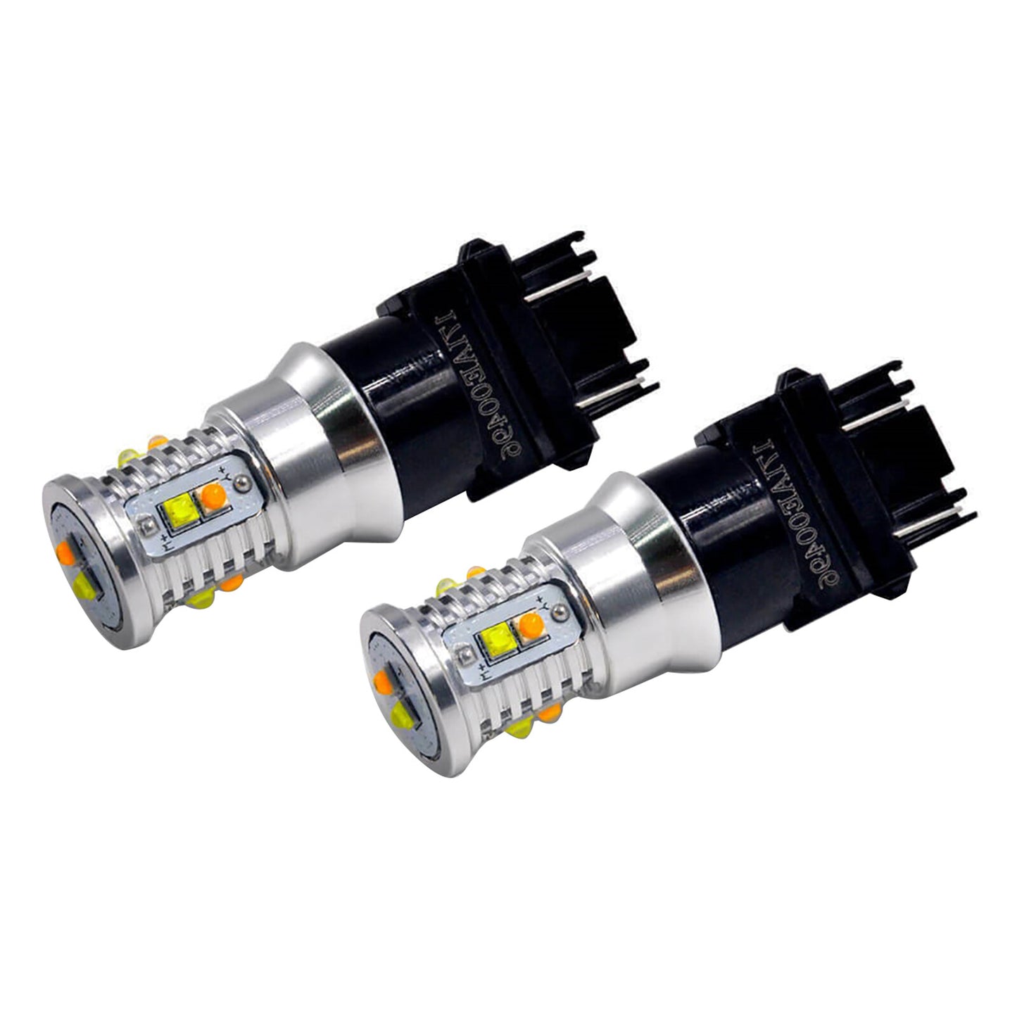 1 Pair LED Turn Signal Lights Switchback 3157 for Chevy Silverado 1500 99-13