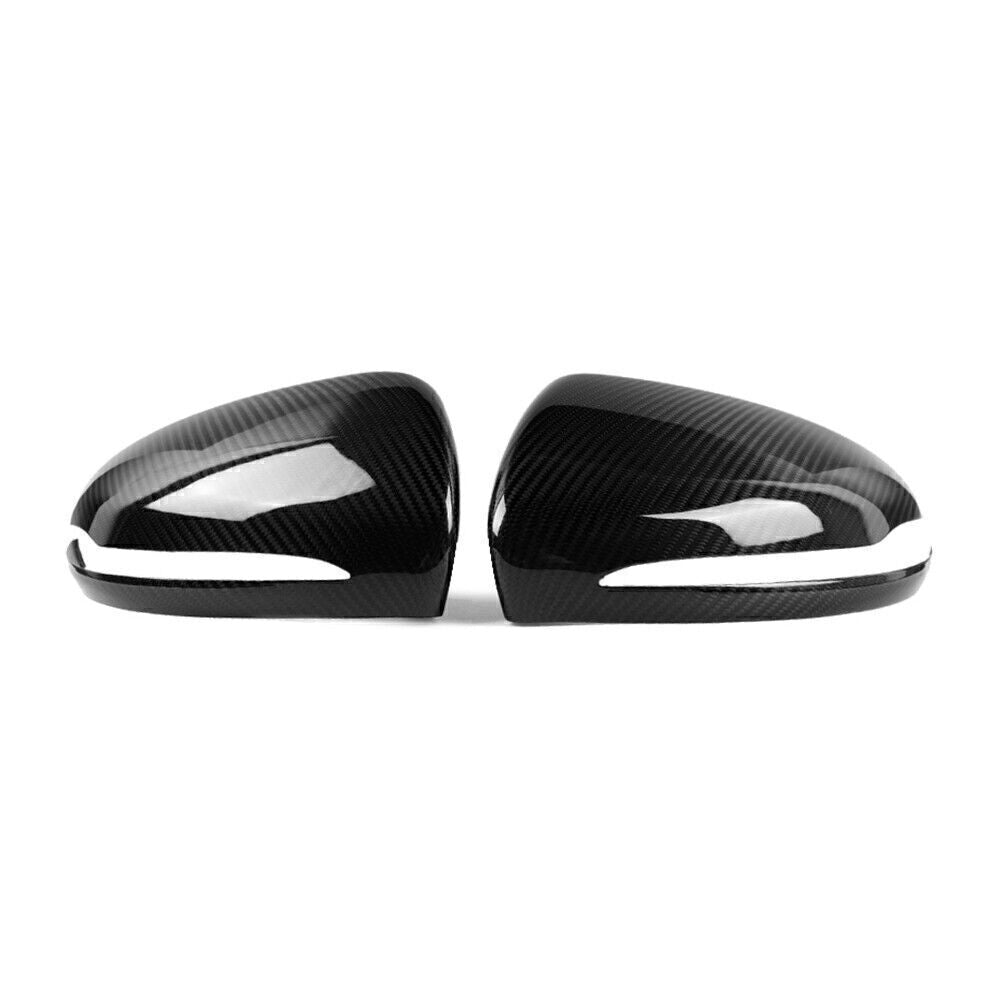 CARBON FIBER SIDE MIRROR COVER CAPS FIT 15-19 for Mercedes-Benz W205 W222 S550 S600
