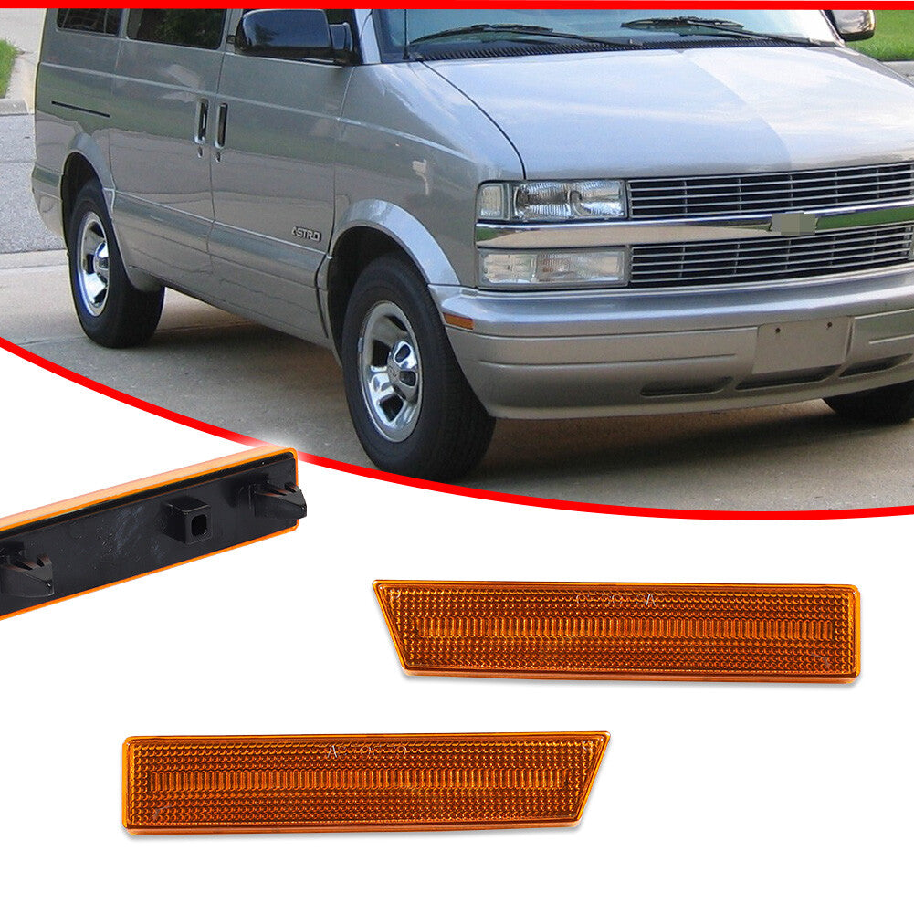 Suitable for 1995-05 for Chevrolet Astro/ for GMC Safari Van side marker lights, front amber housing