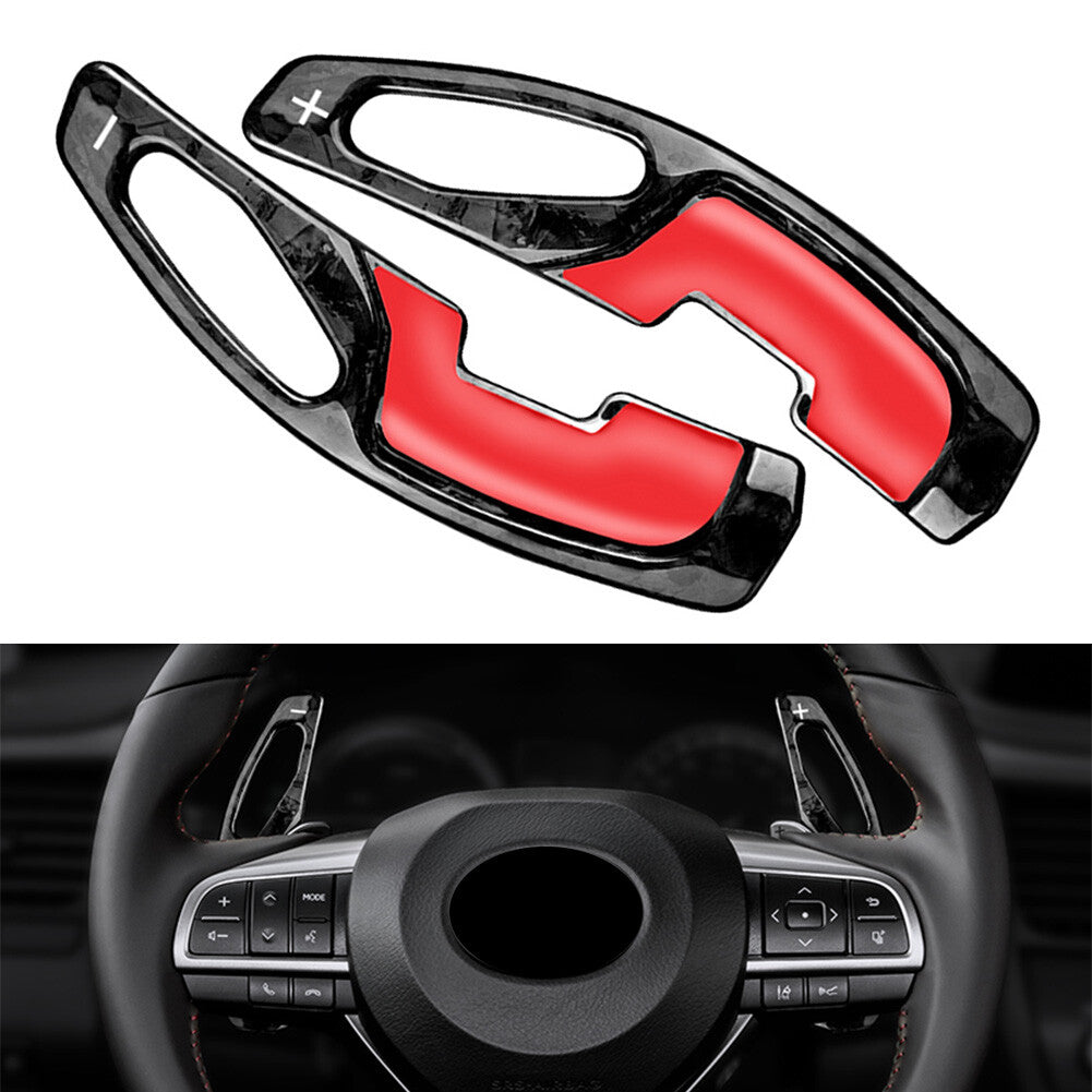 Carbon Fiber Steering Wheel Paddle Shifter Extension for Lexus for ES GS RX GX LX LM