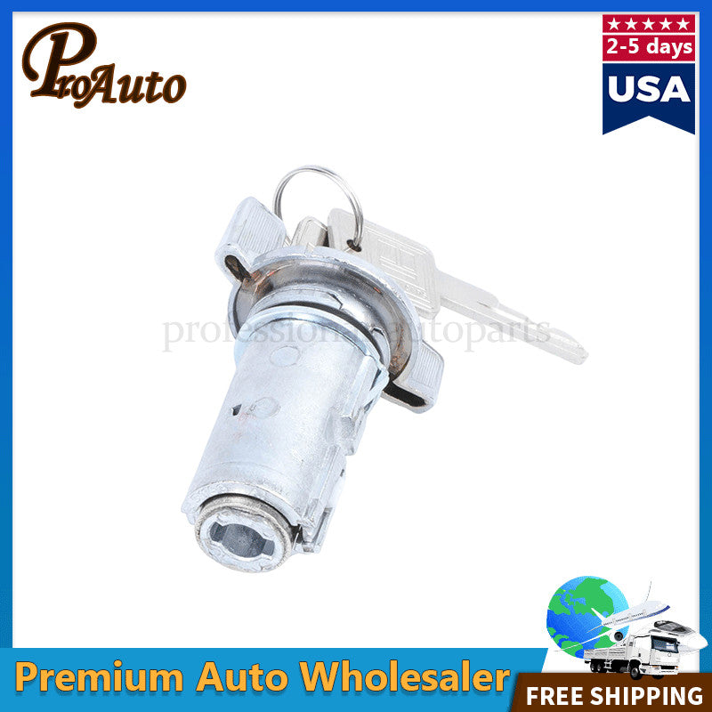 US107L Ignition Switch Lock Cylinder w/Keys Chrome For 1978-1998 GM for Chevy Truck
