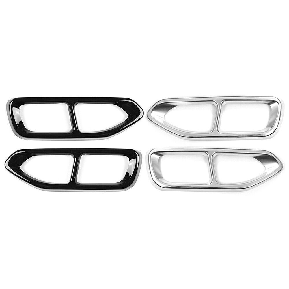 Tail Muffler Exhaust Pipe Output Cover Trim Fit for BMW 7 Series G11 G12 2016-2018