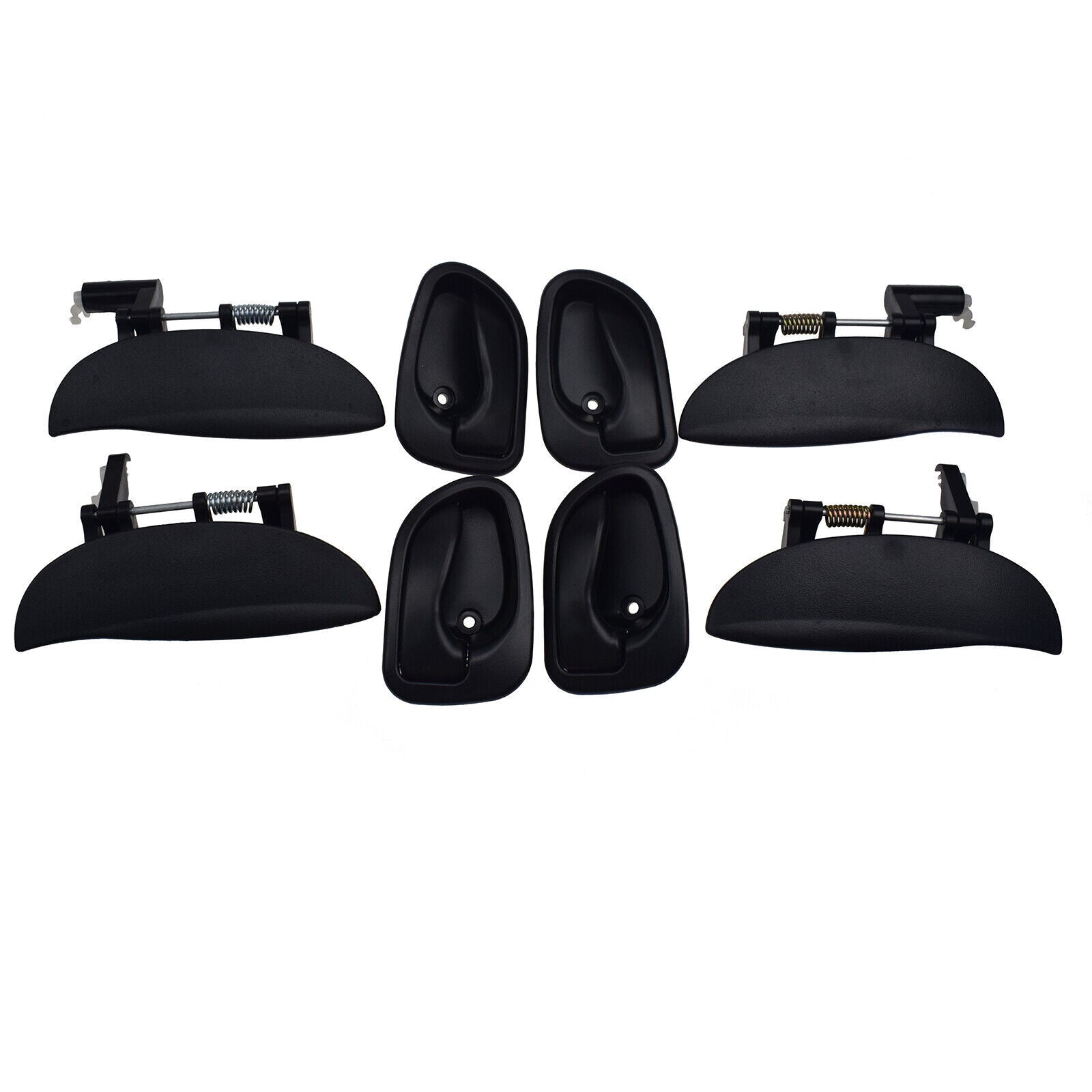 for Hyundai Atos Sanatro 8Pcs Inside Outside Door Handle Front Rear Left Right