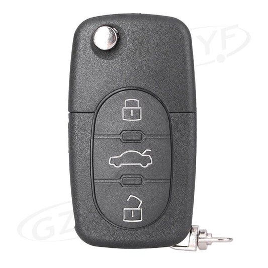 Remote Key Fob Shell Case Keyless 3 Buttons Cover Fit for Audi A2 A3 A4 A6 for A8 TT Car
