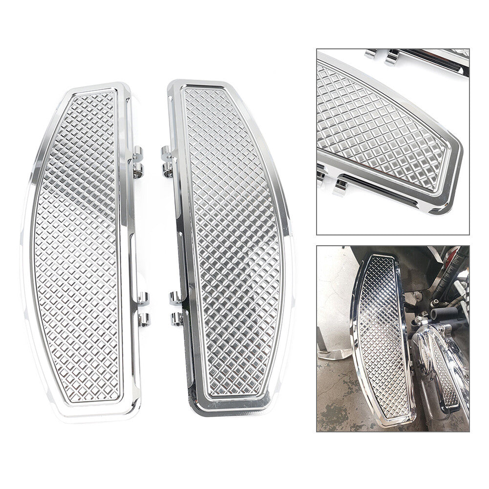 Diamond Driver Floorboard Foot Board for Harley Touring 1986+ Dyna Softail