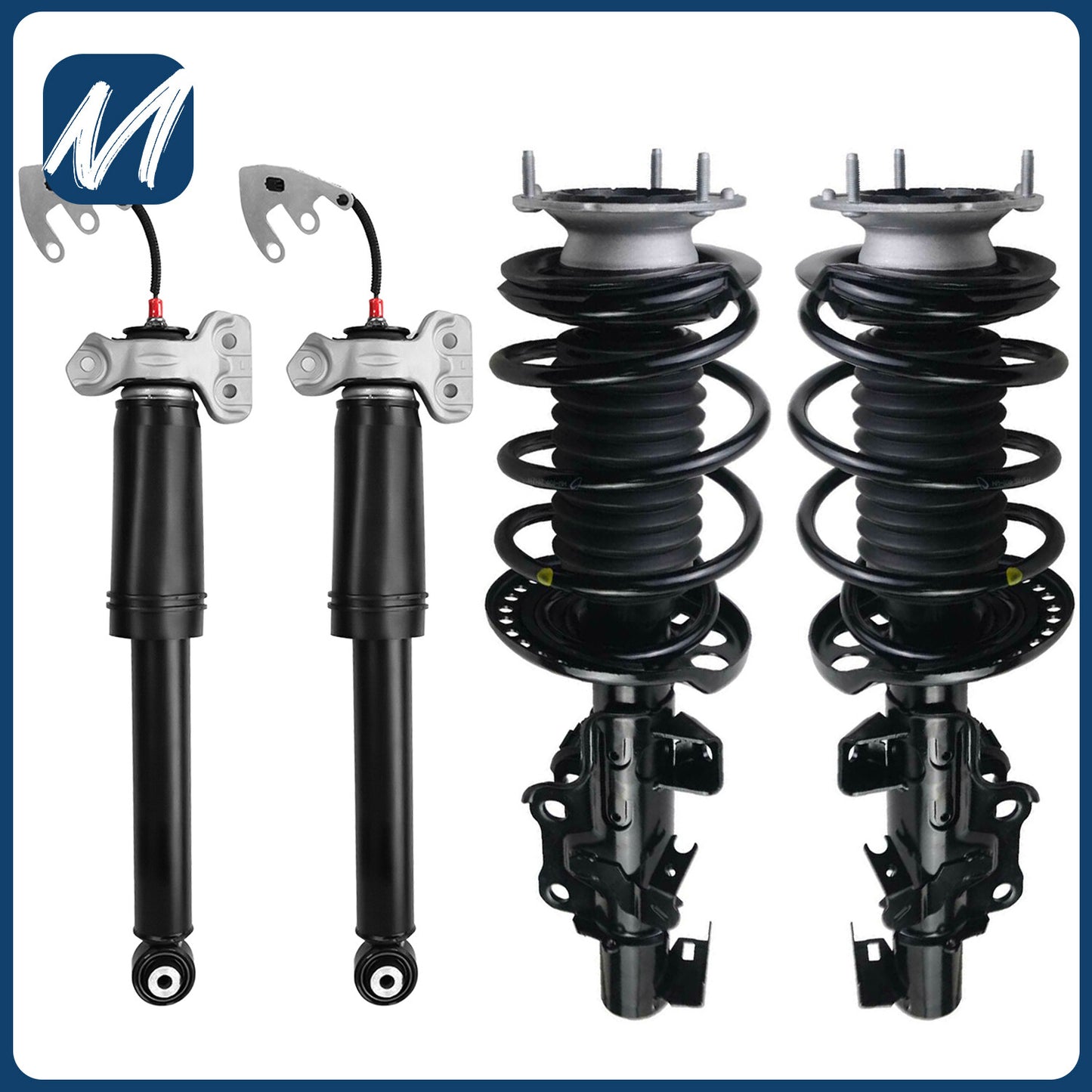 2-piece rear shock absorber struts from Assys MagneRide for Audi TT MKII TTS TTRS Quattro 8J0513025