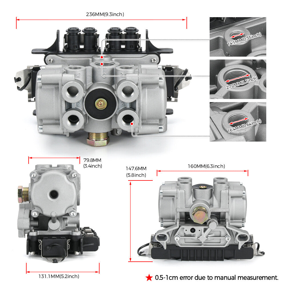 4005001030 ABS ECU Valve Assembly TCS 2 Trailer with Harness for Meritor