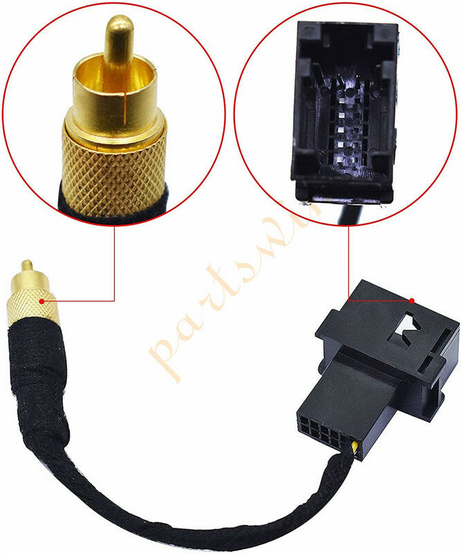 4-inch to 8-inch PNP rearview camera harness adapter for Ford Synchronous 2 and Synchronous 3