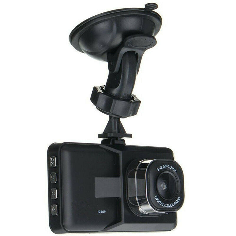 3 Screen 1080 Car Dash DVR Camera Recorder Wide Angle Lens Dash Cams Monitor
