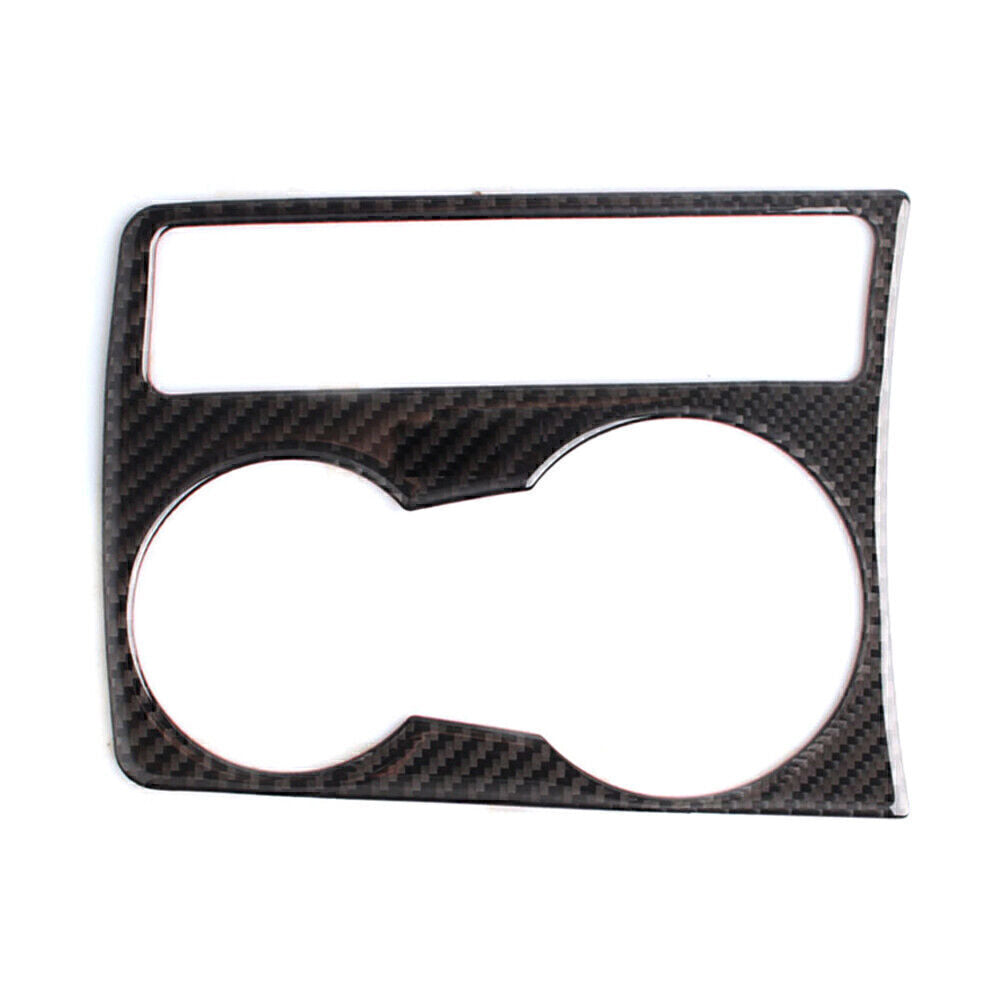 Carbon Fiber Cup Holder Panel Frame Cover Trim for Audi A4 B8 A5 2009-2016 15