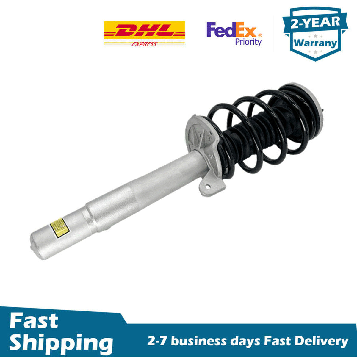 Front EDC Left Shock Strut Spring Assembly for BMW E65 E66 E67 750i 760Li 01-09