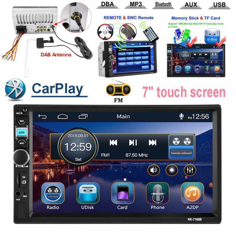 Car 7 Play HD FM DAB+ Radio Stereo MP5 Player BT Android/ Iphone Mirror Link