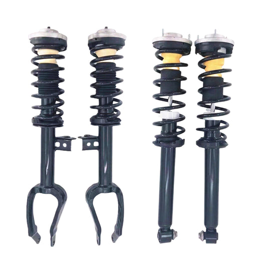 2-piece front shock absorber strut assist device with electric fitment for Jaguar XF RWD 2009 - 2015 