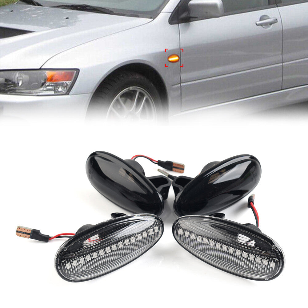 LED Side Marker Lights Turn Signal Lamp for Mitsubishi Pajero Shogun MK3 Galant
