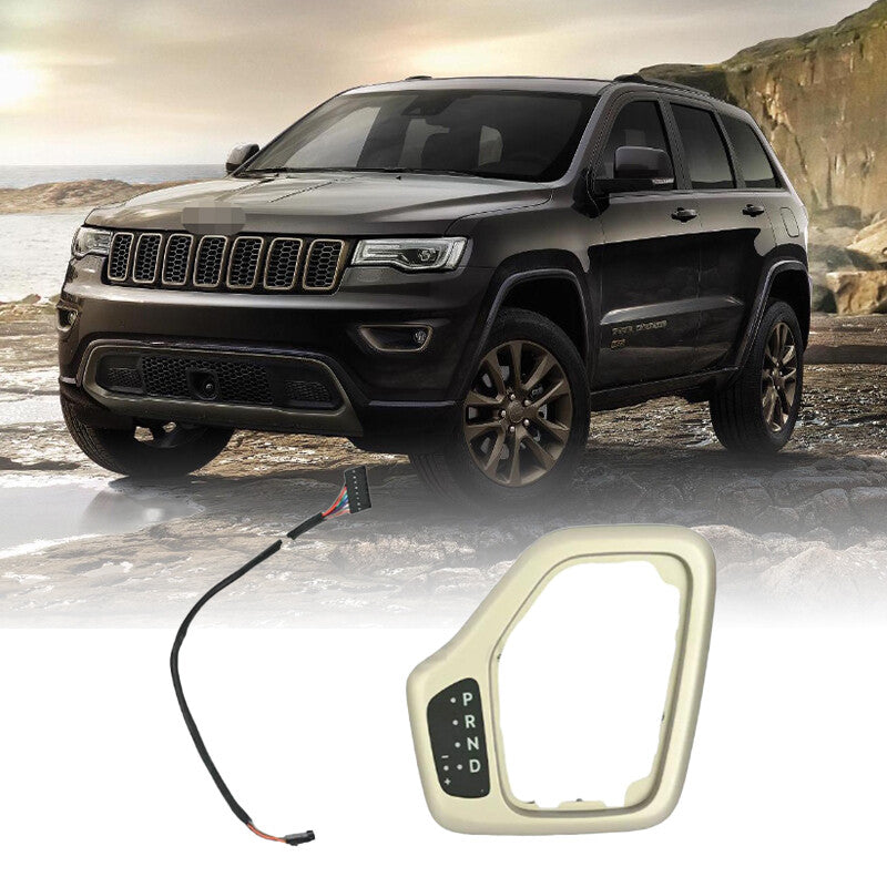 Gold For 2014-2018 for Jeep Cherokee Automatic Transmission Shift Bezel