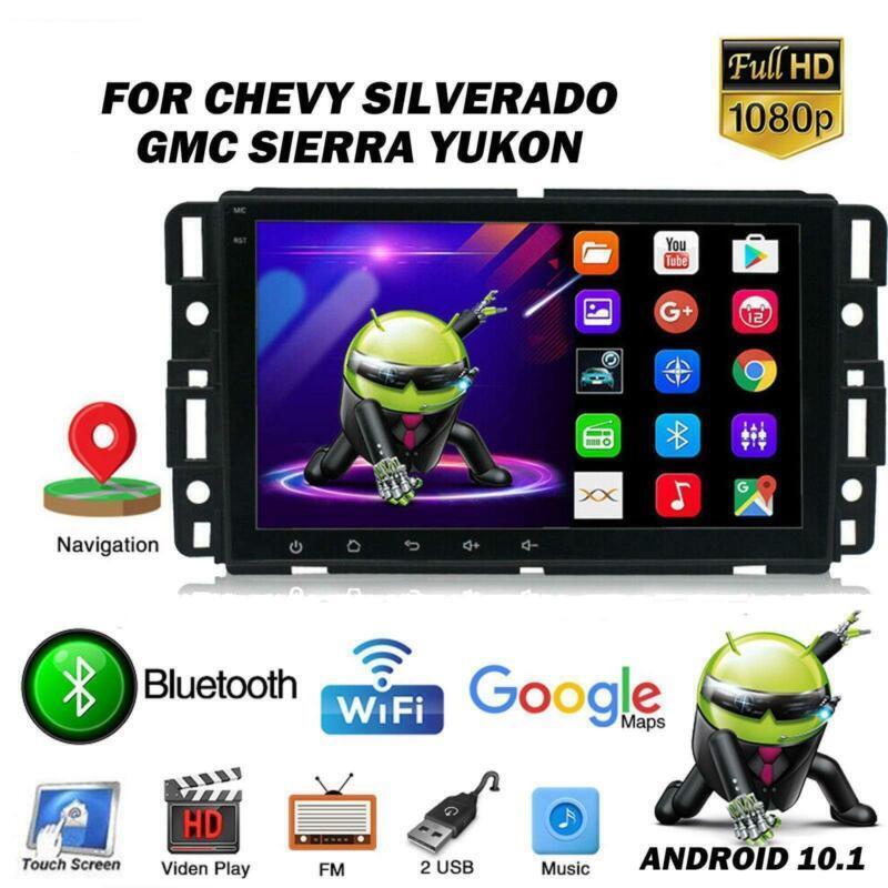 for GMC for Chevrolet for Chevy for Sierra Android 10.1 8 Car Stereo Radio GPS Navigation