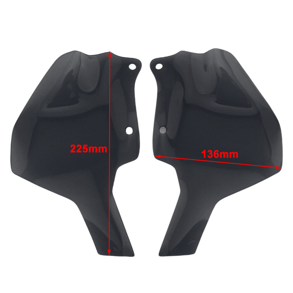 Side Wind Deflectors Windshield For Tiger 850 Sport 21-23 Tiger 900 20-21 Black