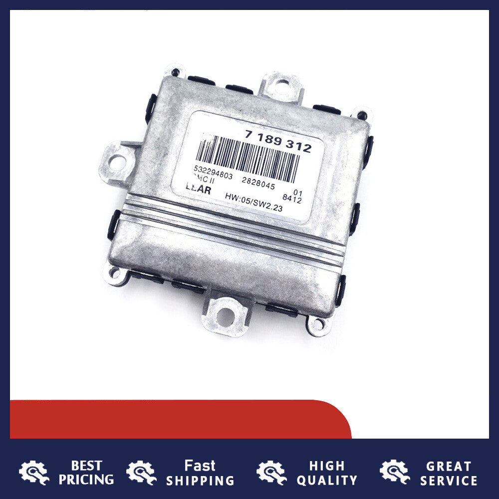 1x 63127189312 is suitable for BMW E46, E90, E60, E65, and E66 headlight adaptive drive control units.