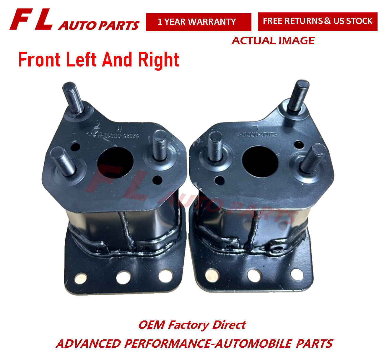 for Toyota Tundra Sequoia 2007 2008 2009 2010 2011 2012 Front Bumper Bracket x2