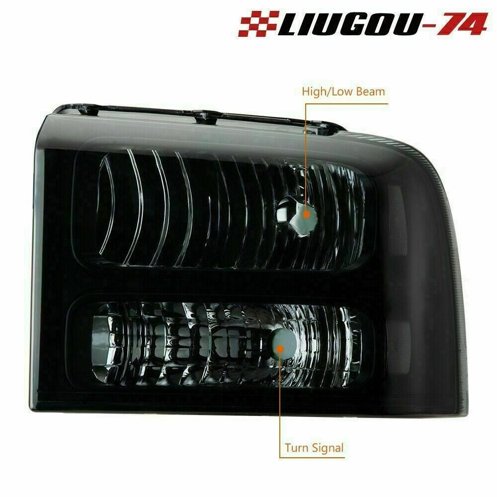 Headlights suitable for 05-07 for Ford F250 F350 F450 F550 Super Duty. new headlights.