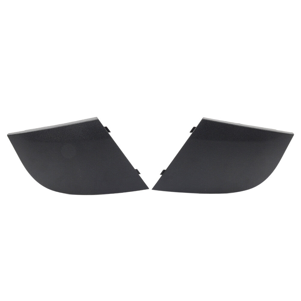 Front Water Drain Cover Left+Right Set for Mercedes-Benz B CLASS W245 2PCS Black