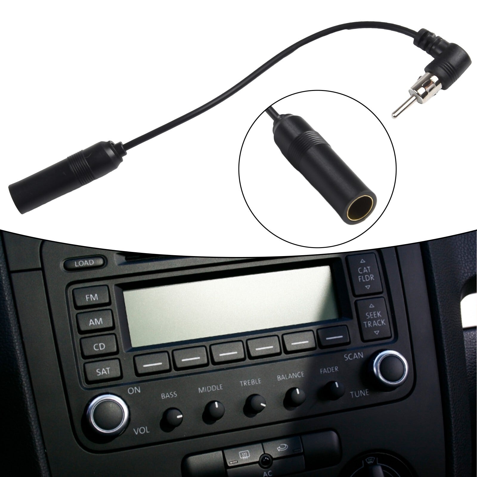 Premium Car Audio Radio Antenna Extension Compatible with All Vehicles