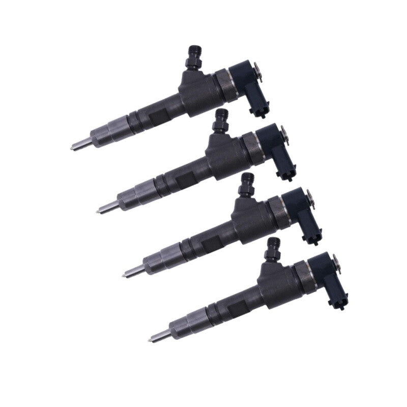 Four fuel injectors suitable for Kubota tractor V2403, D1803, Mx4800, and Mx5200 engines (1J801-53052-).